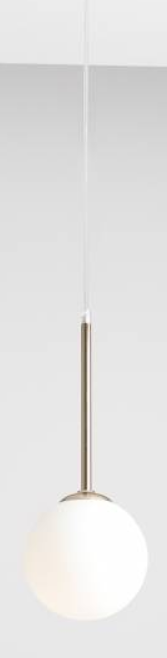 Kulista, złota lampa wisząca BOSSO 1 X-MINI GOLD (14cm) 2.png