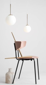 Kulista, złota lampa wisząca BOSSO 1 X-MINI GOLD (14cm) 3.png