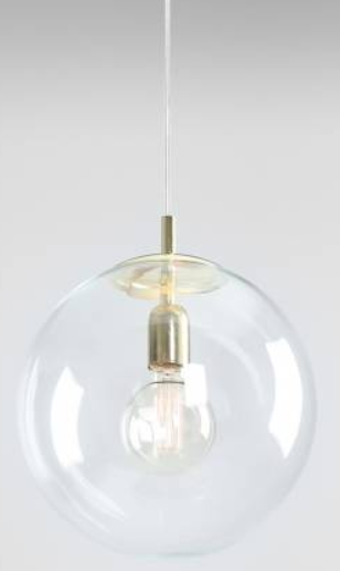 Kulista, transparentna lampa wisząca GLOBE GOLD 5.png