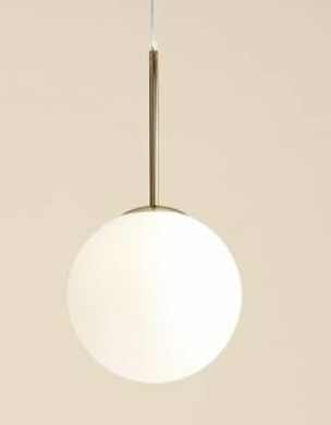 Efektowna, kulista lampa wisząca BOSSO 1 GOLD (30cm) 2.png