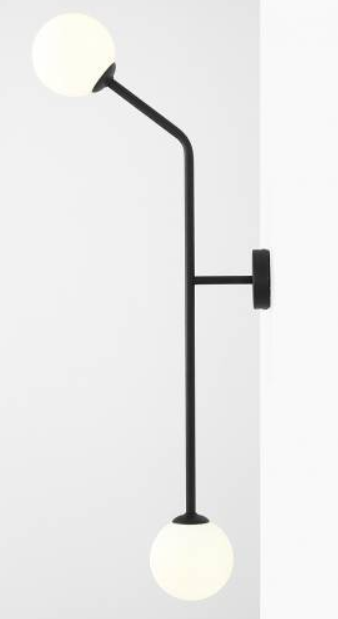 Minimalistyczna lampa ścienna PURE WALL BLACK vertical.png