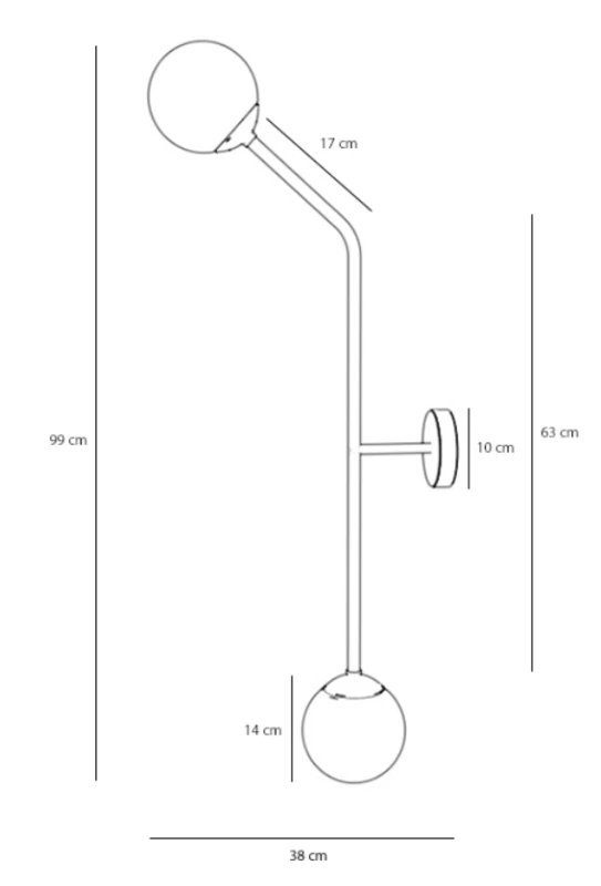 Minimalistyczna lampa ścienna PURE WALL BLACK vertical 6.png