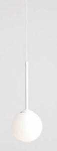 Kulista lampa wisząca BOSSO 1 X-MINI WHITE (14cm) 2.png