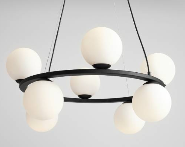 Stylowa lampa wisząca KRONE 8 BLACK.png