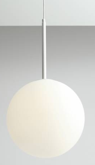 Efektowna, kulista lampa wisząca BOSSO 1 WHITE (30cm) 5.png