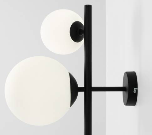 Efektowna lampa ścienna DIONE 3 WALL BLACK 4.png
