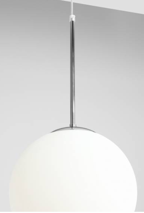 Efektowna, kulista lampa wisząca BOSSO 1 CHROME (30cm) 5.png