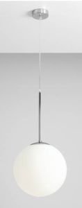 Efektowna, kulista lampa wisząca BOSSO 1 CHROME (30cm) 4.png