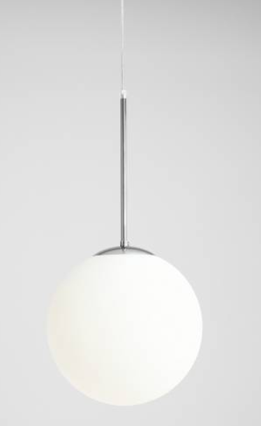 Efektowna, kulista lampa wisząca BOSSO 1 CHROME (30cm) 3.png