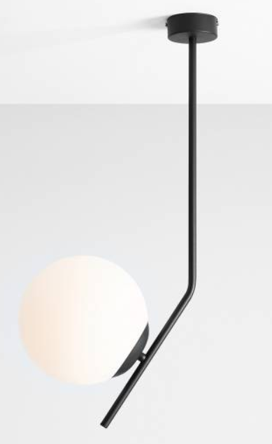 Nowoczesna lampa GALLIA 1 SHORT BLACK (krótka) 4.png