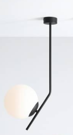 Nowoczesna lampa GALLIA 1 SHORT BLACK (krótka).png