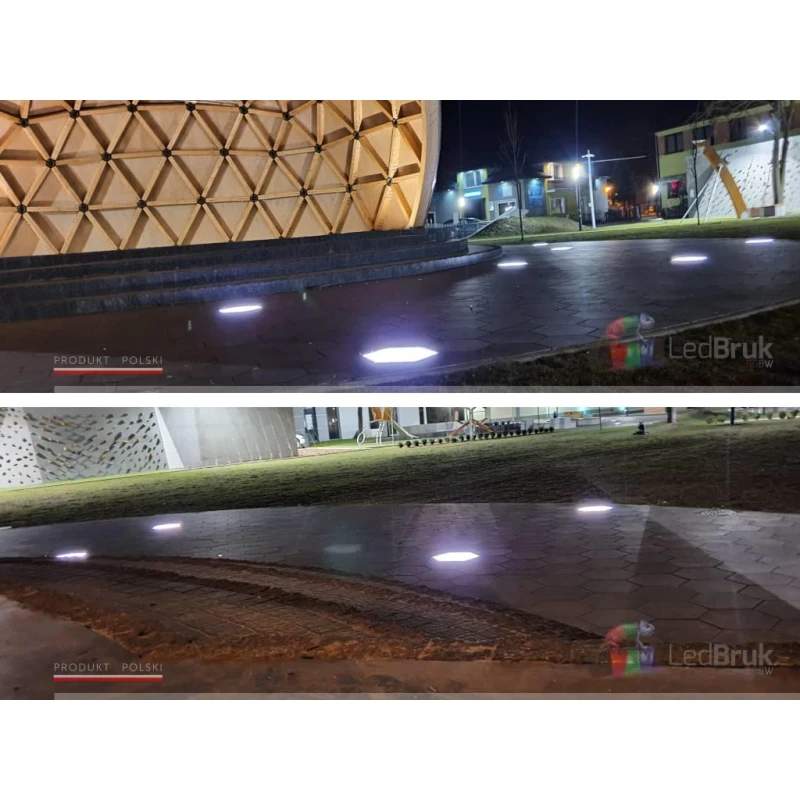 Świecąca Płyta Brukowa 20x40 RGB